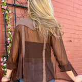 Mesh & Twill Light Jacket