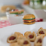 Nora Fleming Mini: For the Bun of it - Hamburger at ooh la la! in Grapevine TX 76051