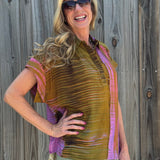 Wild Orchid Cap Sleeve Hi-Lo Top at ooh la la! in Grapevine TX 76051