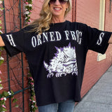 *FINAL SALE* TCU Southern Split Oversized Tee