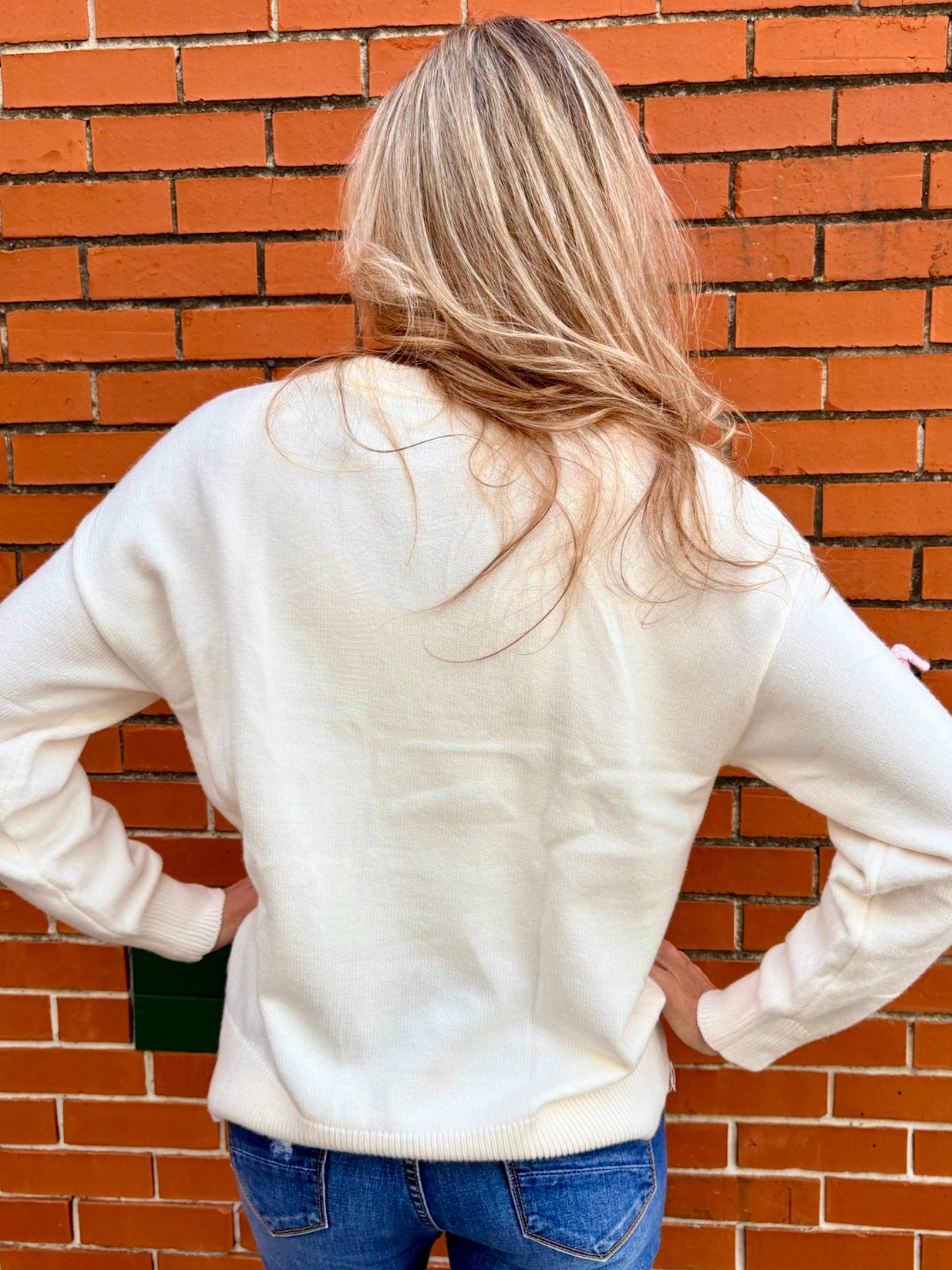 Simply Southern Bow Tree Pullover Sweater at ooh la la! in Grapevine TX 76051 