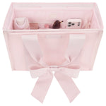 Case-Mate Ballet Pink tote bag organizer insert with multiple compartments and zipper pocket at ooh la la! in Grapevine TX 76051