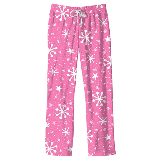 Pink Snowflakes Lounge Pants at ooh la la! in Grapevine TX 76051