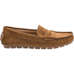 Corky's Penny for Your Thoughts Moccasin Loafer - Camel Faux Suede at ooh la la! in Grapevine TX 76051