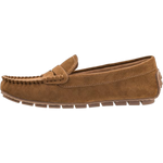 Corky's Penny for Your Thoughts Moccasin Loafer - Camel Faux Suede at ooh la la! in Grapevine TX 76051