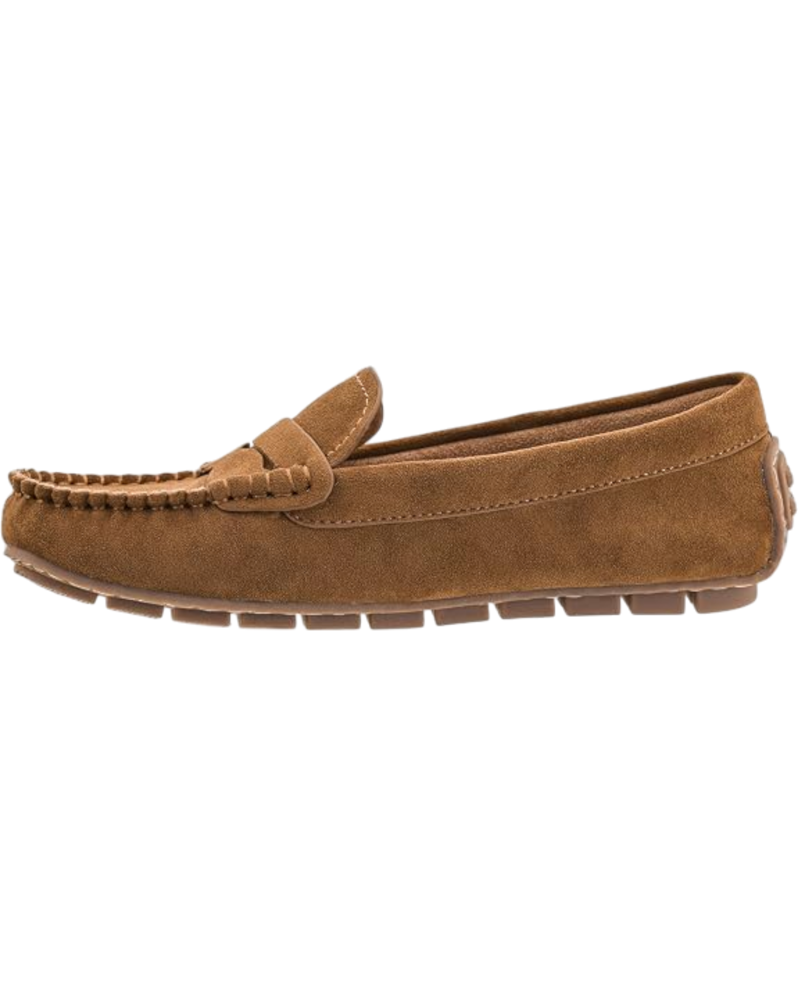 Corky's Penny for Your Thoughts Moccasin Loafer - Camel Faux Suede at ooh la la! in Grapevine TX 76051