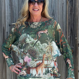 Storybook Jungle Batwing Sweater at ooh la la! in Grapevine TX 76051