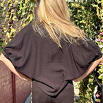 Leopard Trim Dolman Top at ooh la la! in Grapevine TX 76051