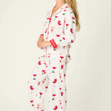 PJ Salvage Let's Get Toasty 3-Piece Print Flannel PJ Set at ooh la la! in Grapevine TX 76051