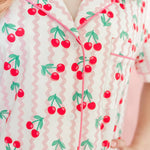 Cherry on Top Pajamas Shorts Set at ooh la la! in Grapevine TX 76051
