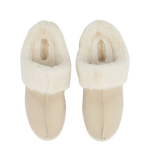 Tulip Faux Fur Trimmed Slippers in kit at ooh la la! in Grapevine TX 76051