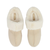 Tulip Faux Fur Trimmed Slippers in kit at ooh la la! in Grapevine TX 76051