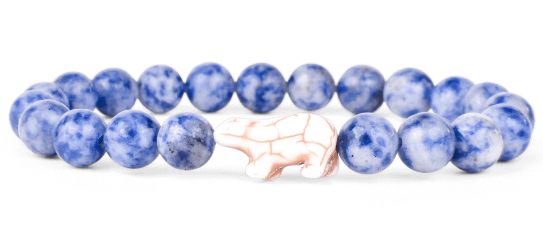 The Fahlo Venture Bracelet - Polar Bear in igloo blue at ooh la la! in Grapevine TX 76051