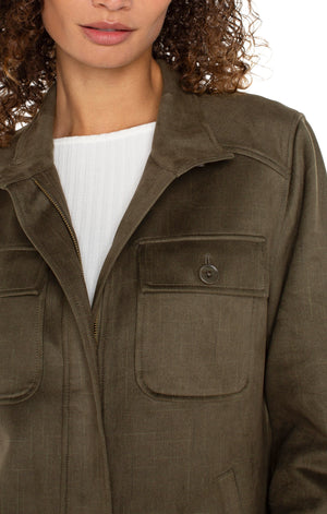 Liverpool Utility Jacket in olive at ooh la la! in Grapevine TX 76051