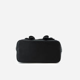 Vegan leather crossbody in black, bow satchel bag, designer vegan handbags, women's spring purses, bow front handbag, gold hardware crossbody, eco-friendly satchel, Zoey bag.
ooh la la! in Grapevine TX 76051