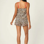 PJ Salvage Holiday Dreams Leopard Print Shorts Set at ooh la la! in Grapevine TX 76051