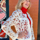 Butterfly Lace Open-Front Jacket at ooh la la! in Grapevine TX 76051