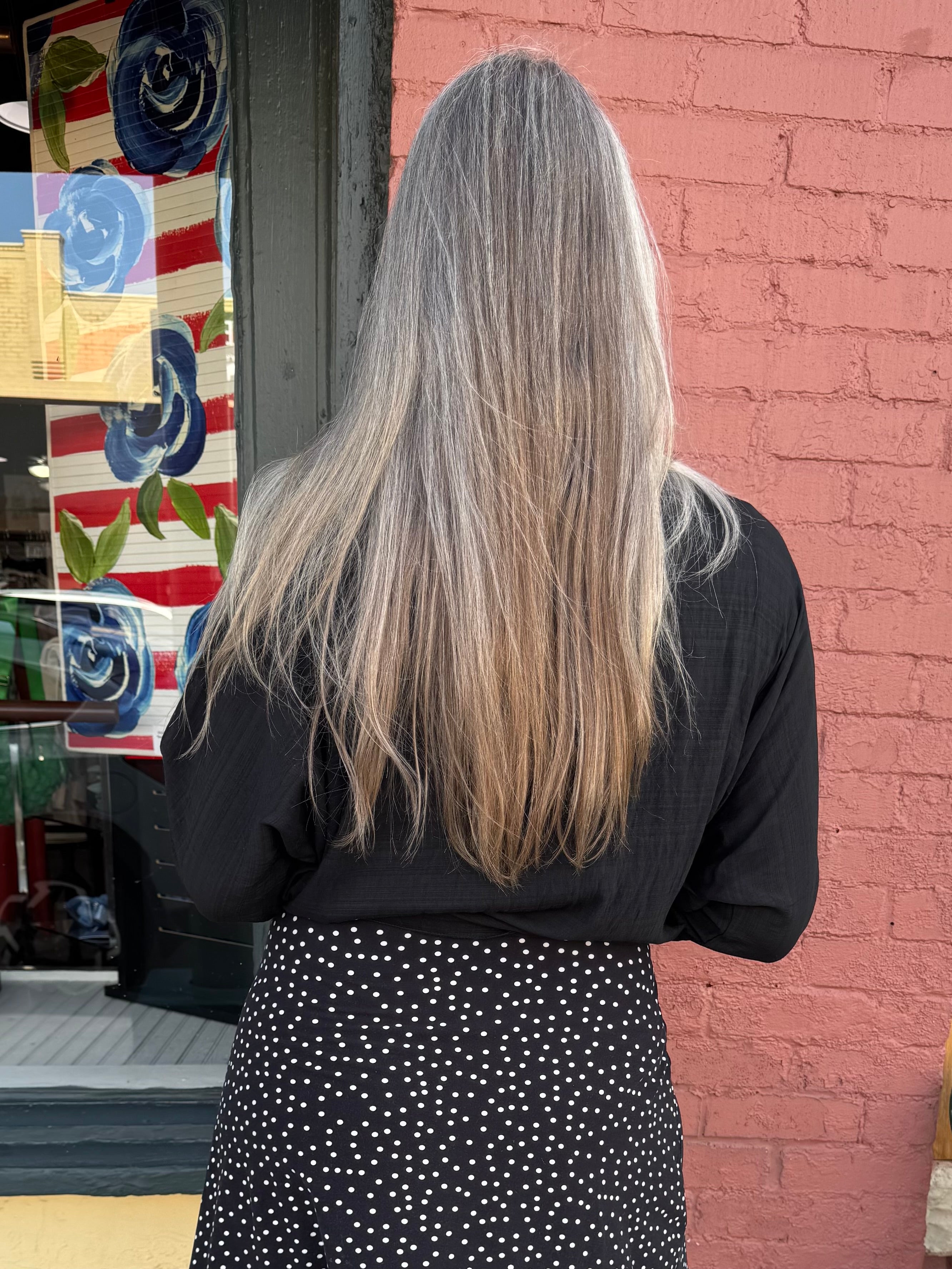 Made in Italy Tie Front Batwing Cardigan in black at ooh la la! in Grapevine TX 76051