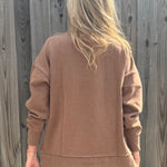 Plaid Appliqué Cozy Sweatshirt at ooh la la! in Grapevine TX 76051