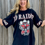 Texas Tech Southern Split Oversized Tee at ooh la la! in Grapevine TX 76051