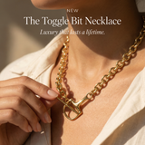 Equestrian Horse Bit Toggle Necklace