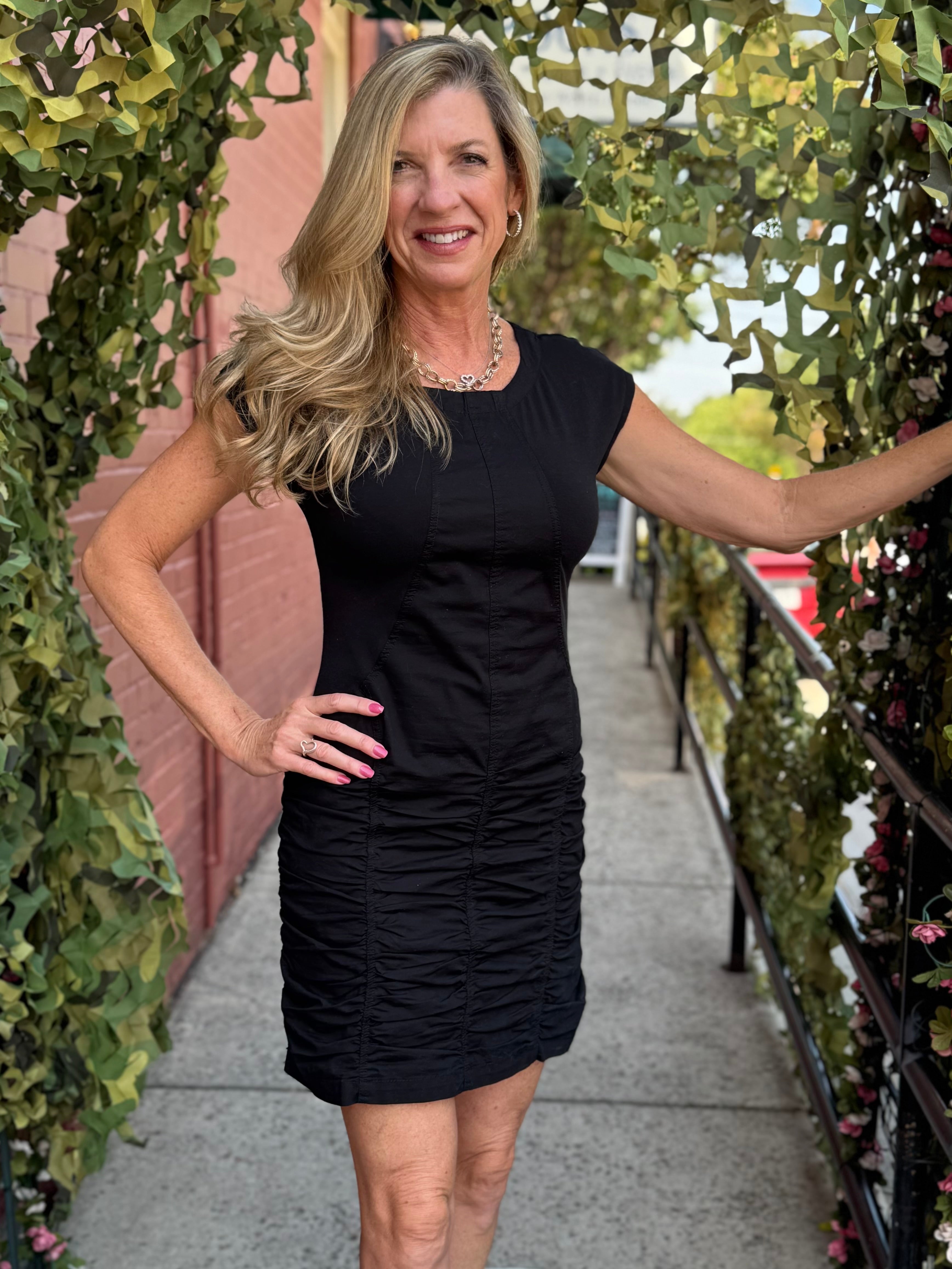 Aviana Dress in black at ooh la la! in Grapevine TX 76051l