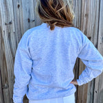 I Love You Collage Sweatshirt In grey at ooh la la! in Grapevine TX 76051
