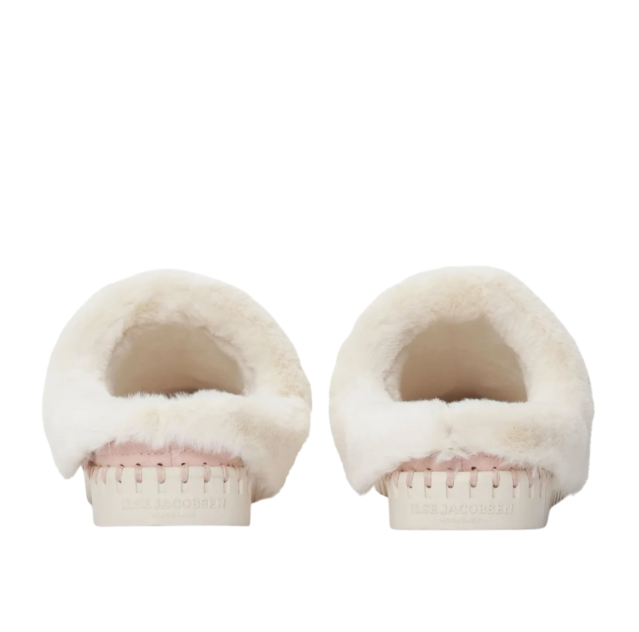 Tulip Faux Fur Trimmed Slippers in adobe rose at ooh la la! in Grapevine TX 76051