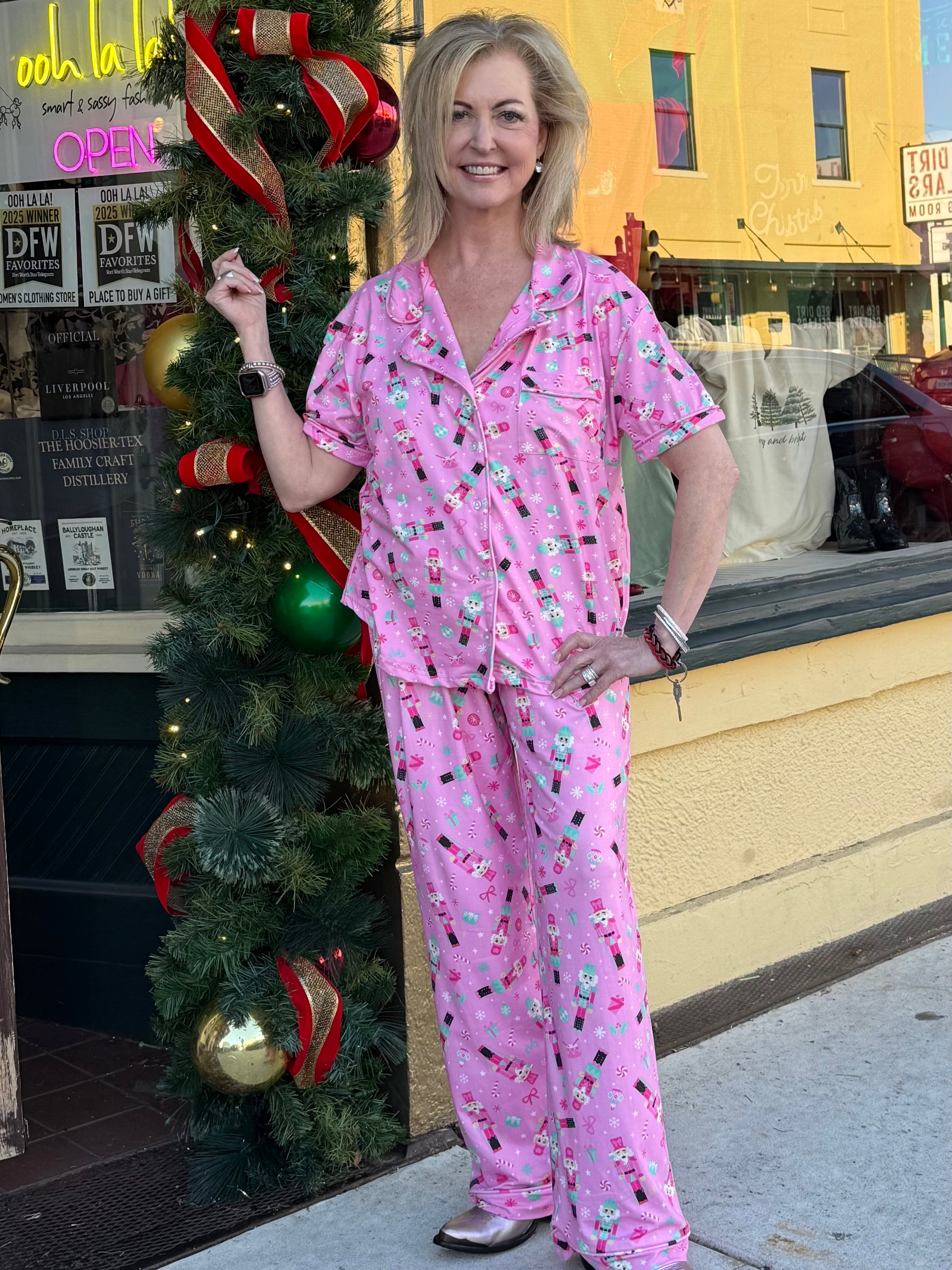 Nutcrackers Lounge Pant Set at ooh la la! in Grapevine TX 76051