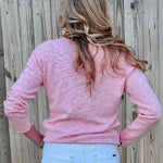 V-Neck Pullover Light Cotton Sweater - 3
