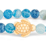 The Fahlo Journey Bracelet - Turtle in aqua blue at ooh la la! in Grapevine TX 76051
