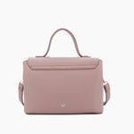 Vegan leather crossbody in blush, bow satchel bag, designer vegan handbags, women's spring purses, bow front handbag, gold hardware crossbody, eco-friendly satchel, Zoey bag.
ooh la la! in Grapevine TX 76051