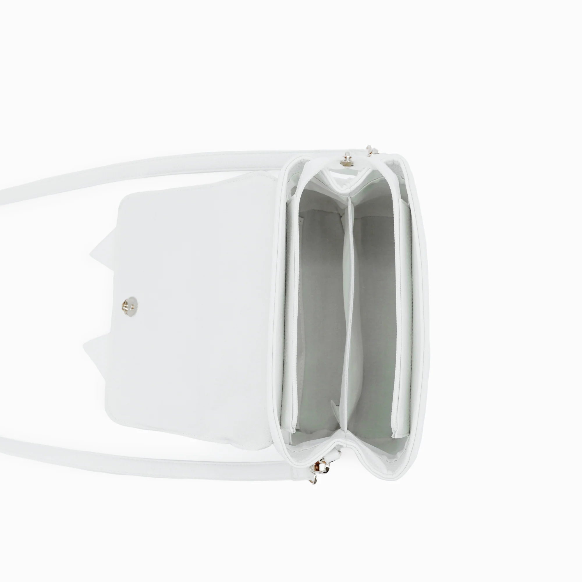 Vegan leather crossbody in white, bow satchel bag, designer vegan handbags, women's spring purses, bow front handbag, gold hardware crossbody, eco-friendly satchel, Zoey bag.
ooh la la! in Grapevine TX 76051