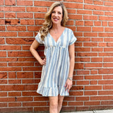 Striped Babydoll Dress