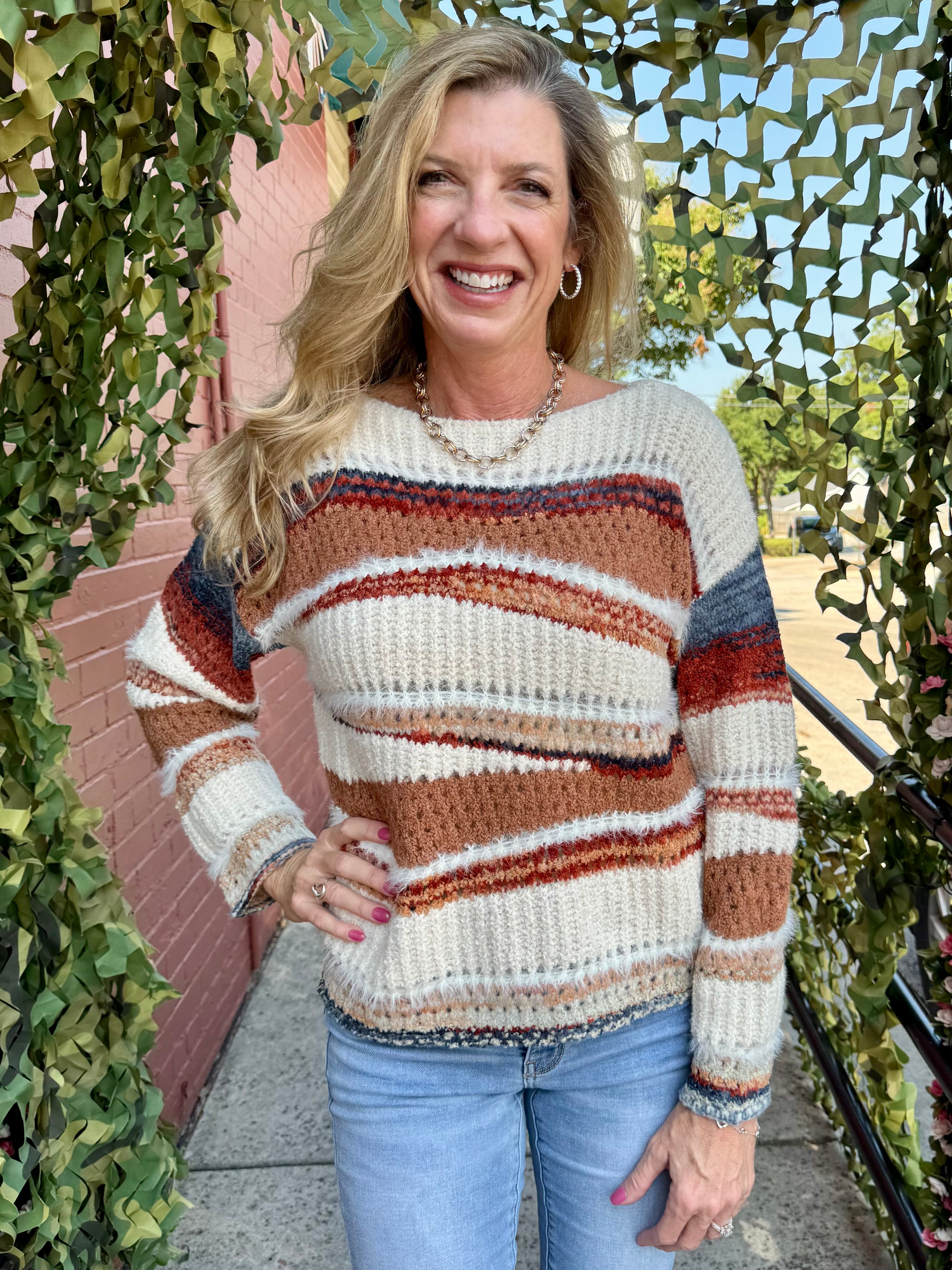 Adore California Knit Sweater at Ooh La La! in Grapevine TX 76051