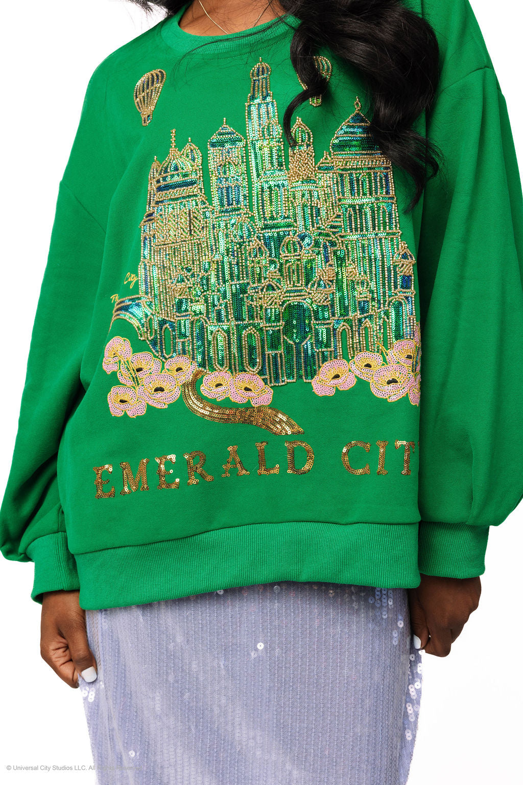 *FINAL SALE* Wicked X Queen of Sparkles Emerald City Sweatshirt