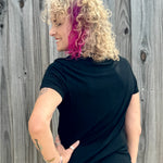 Molly Bracken Pearl Trim knit sweater top in black at ooh la la! in Grapevine TX 76051