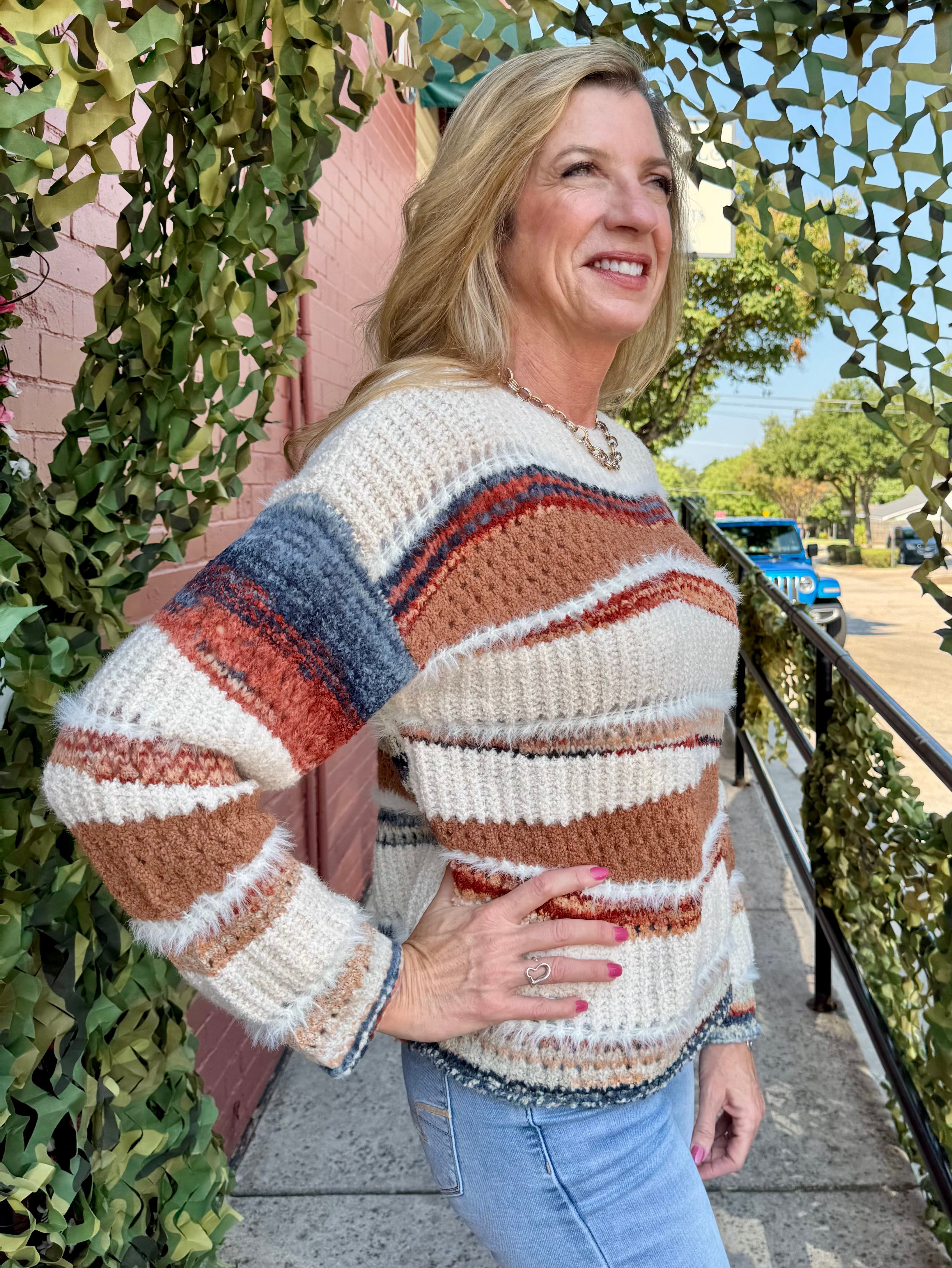 Adore California Knit Sweater at Ooh La La! in Grapevine TX 76051