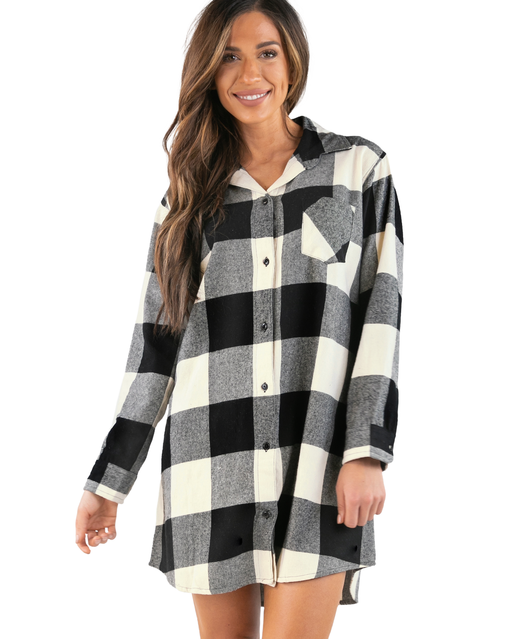 Flannel Nightshirts - Multiple Colors