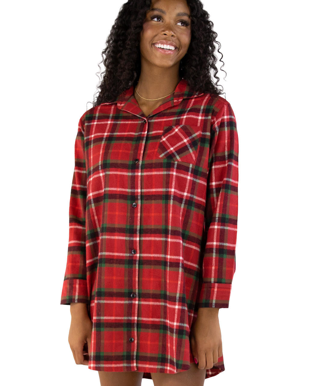 Flannel Nightshirts - Multiple Colors