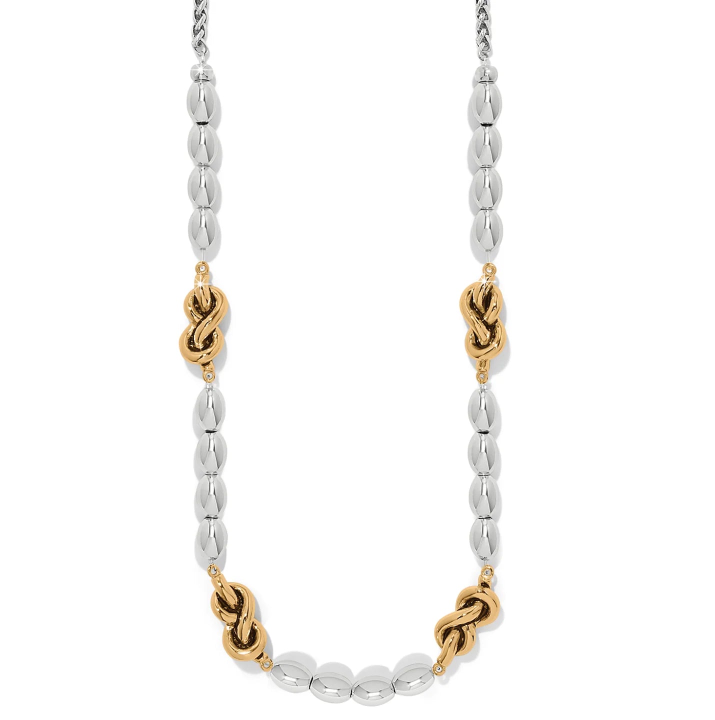 Brighton Interlok Single Knot Drop Collar Necklace at ooh la la! in Grapevine TX 76051