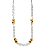 Brighton Interlok Single Knot Drop Collar Necklace at ooh la la! in Grapevine TX 76051
