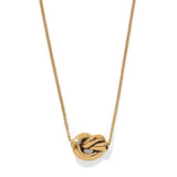 Brighton Interlok Single Knot Mini Gold Necklace