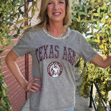 Texas A&M Aggies Iconic Edge Relaxed Fit Tee at Ooh La La! in Grapevine TX 76051