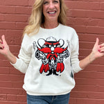 Texas Tech Chenille Mascot Sweatshirt at ooh la la! in Grapevine TX 76051