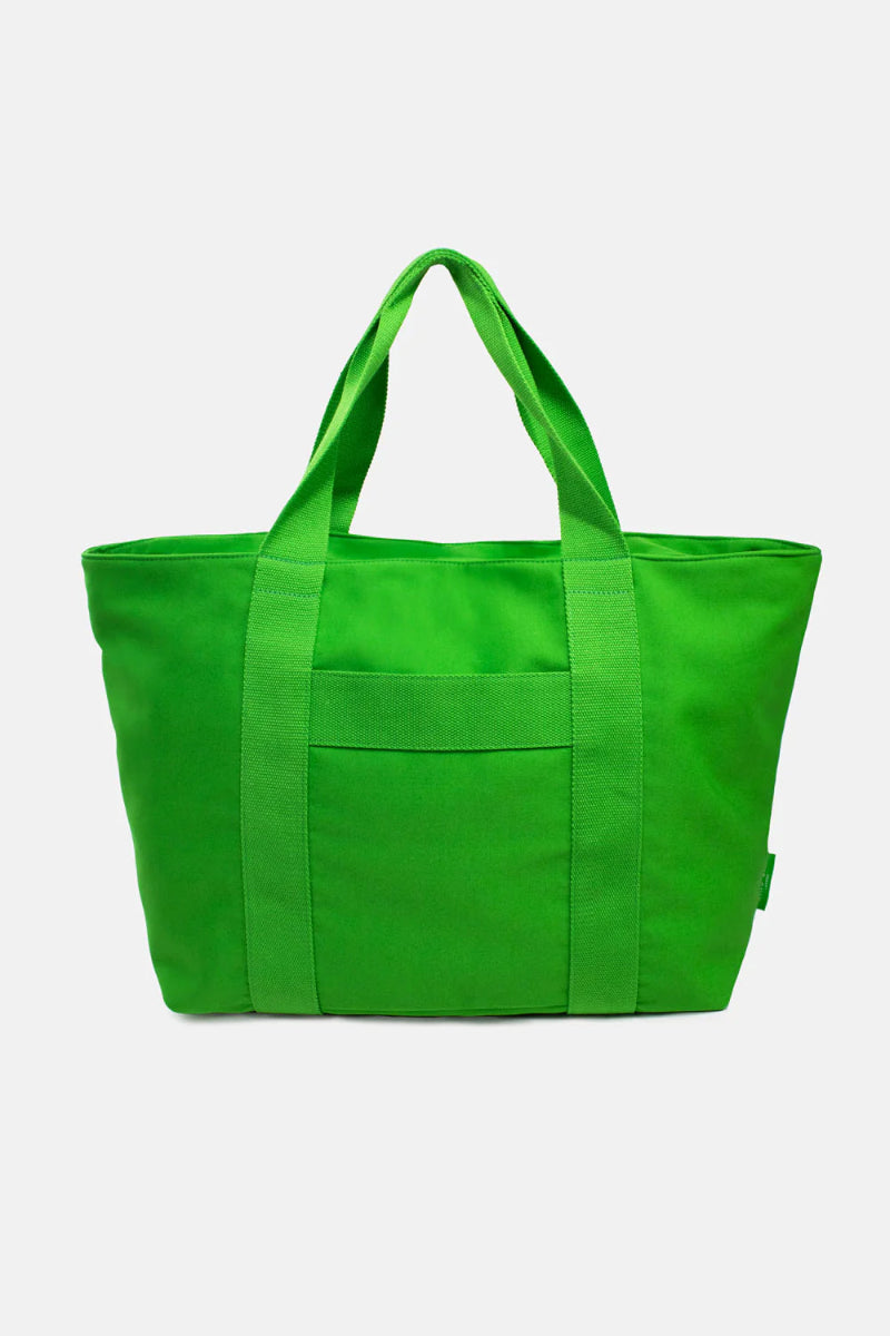 Kind Bag London - Large Carry-All Tote Bag in green at ooh la la in Grapevine TX 76051