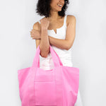Kind Bag London - Large Carry-All Tote Bag in pink at ooh la la in Grapevine TX 76051