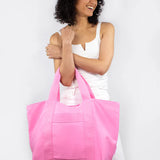 Kind Bag London - Large Carry-All Tote Bag in pink at ooh la la in Grapevine TX 76051