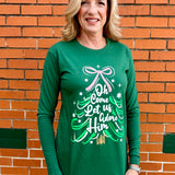 Come Let Us Adore Him Long Sleeve Tee