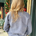 Ho Ho Holy Sh*t I'm Drunk Inverted Sweatshirt In charcoal grey at ooh la la! in Grapevine TX 76051